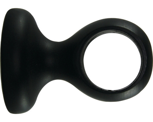 Enkelsporige beugel voor Love Autrement Black Line, zwart, Ø 28 mm, 5 cm lang, 1 st.