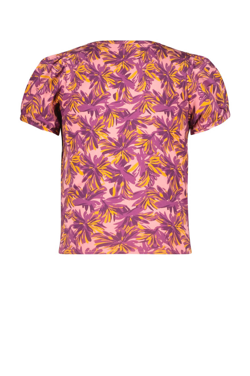 B.Nosy T-shirt met all over print roze/paars