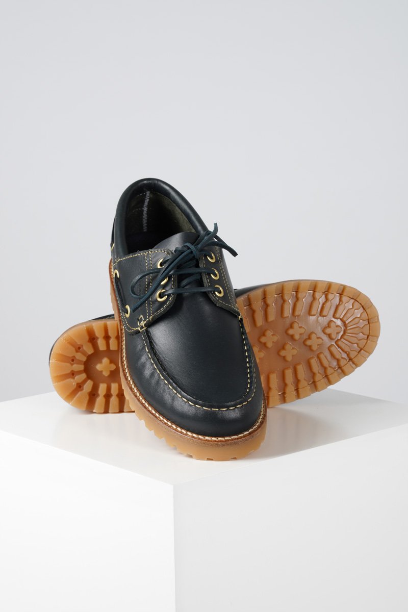 Chaussures bateau - cuir