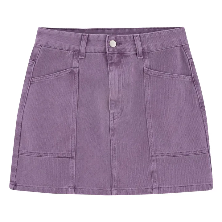 The Tiny Big Sister Jupe Jean Twill | Violet