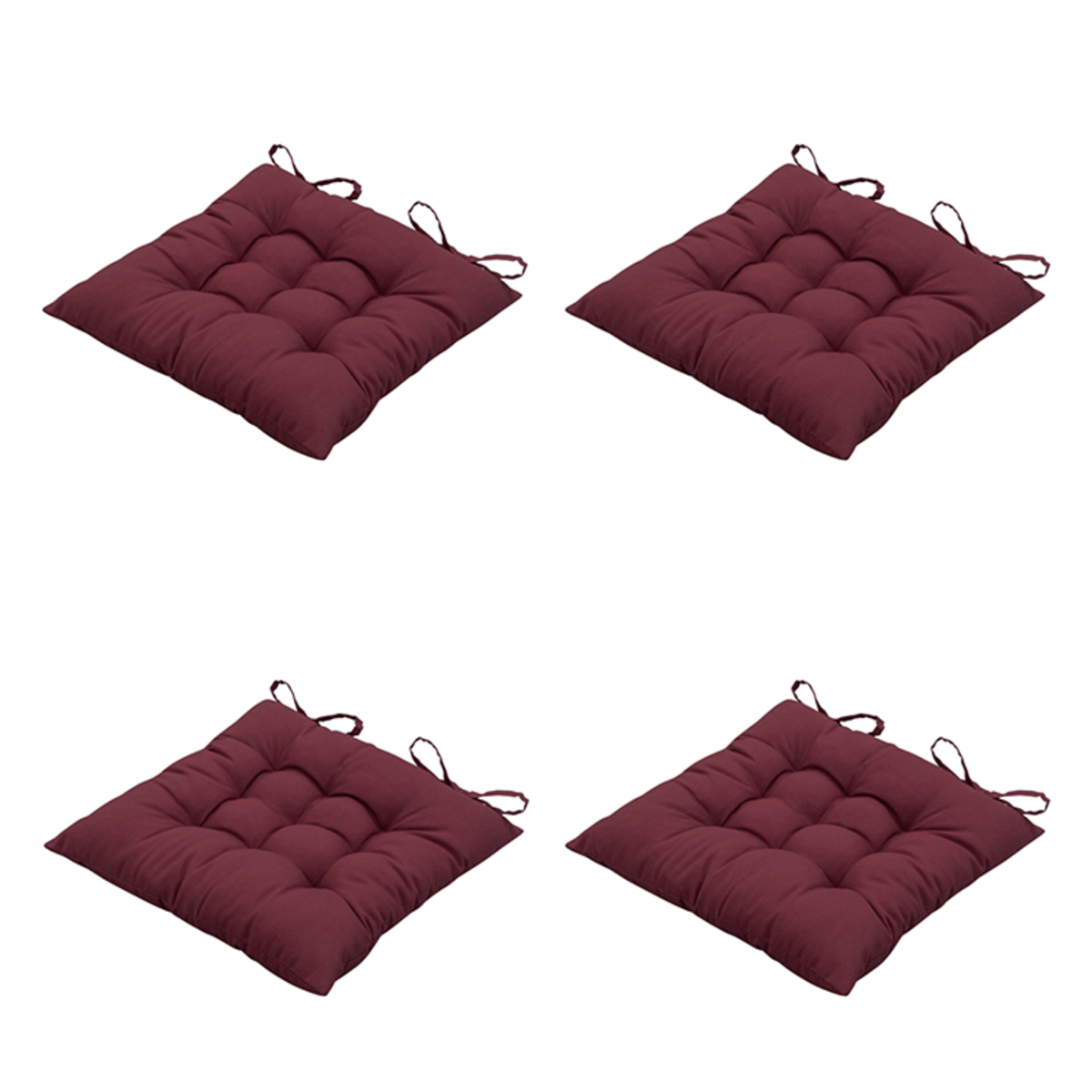 Madison Panama bordeaux Zitkussen - Set van 4