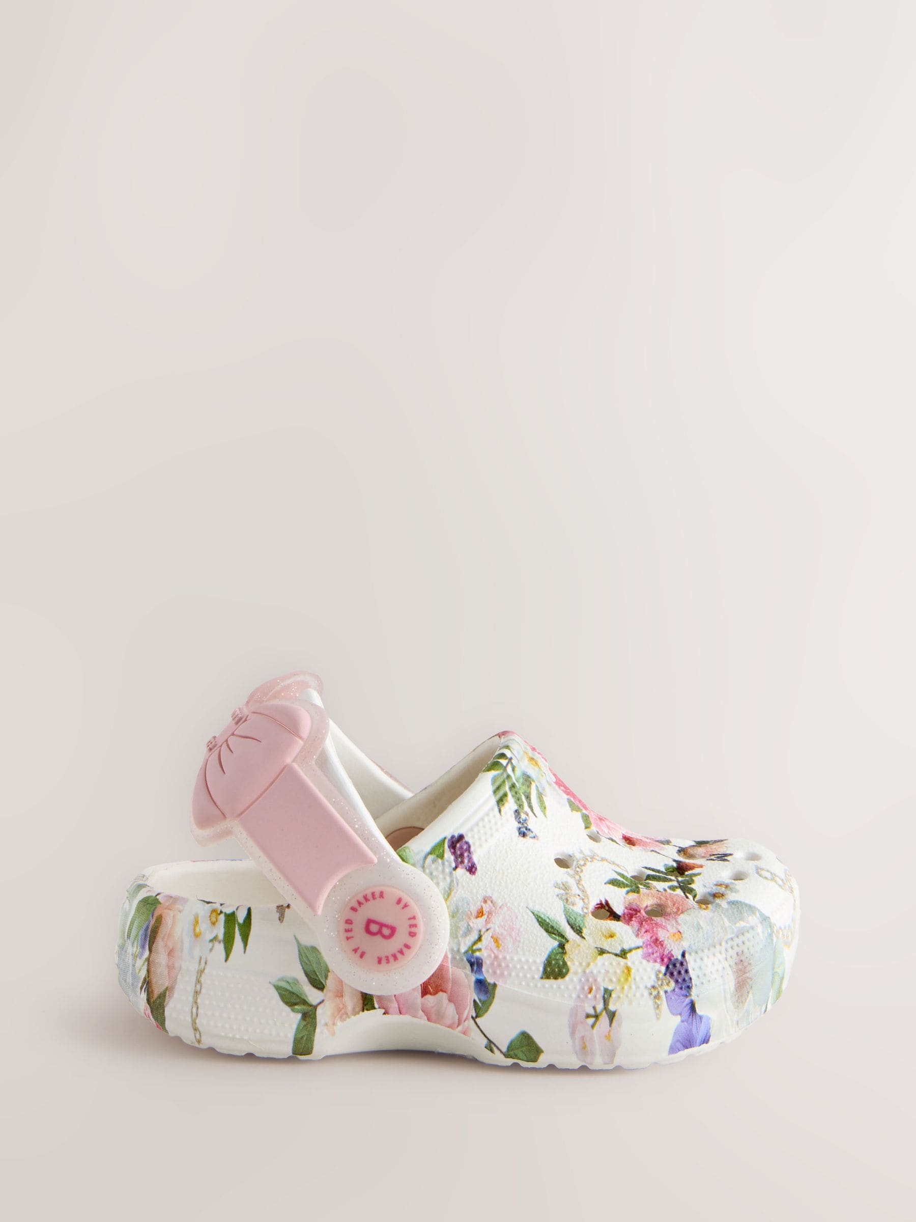 Bloemenmotief - Baker by Ted Baker Baby Girls Clog Sandals With Bow