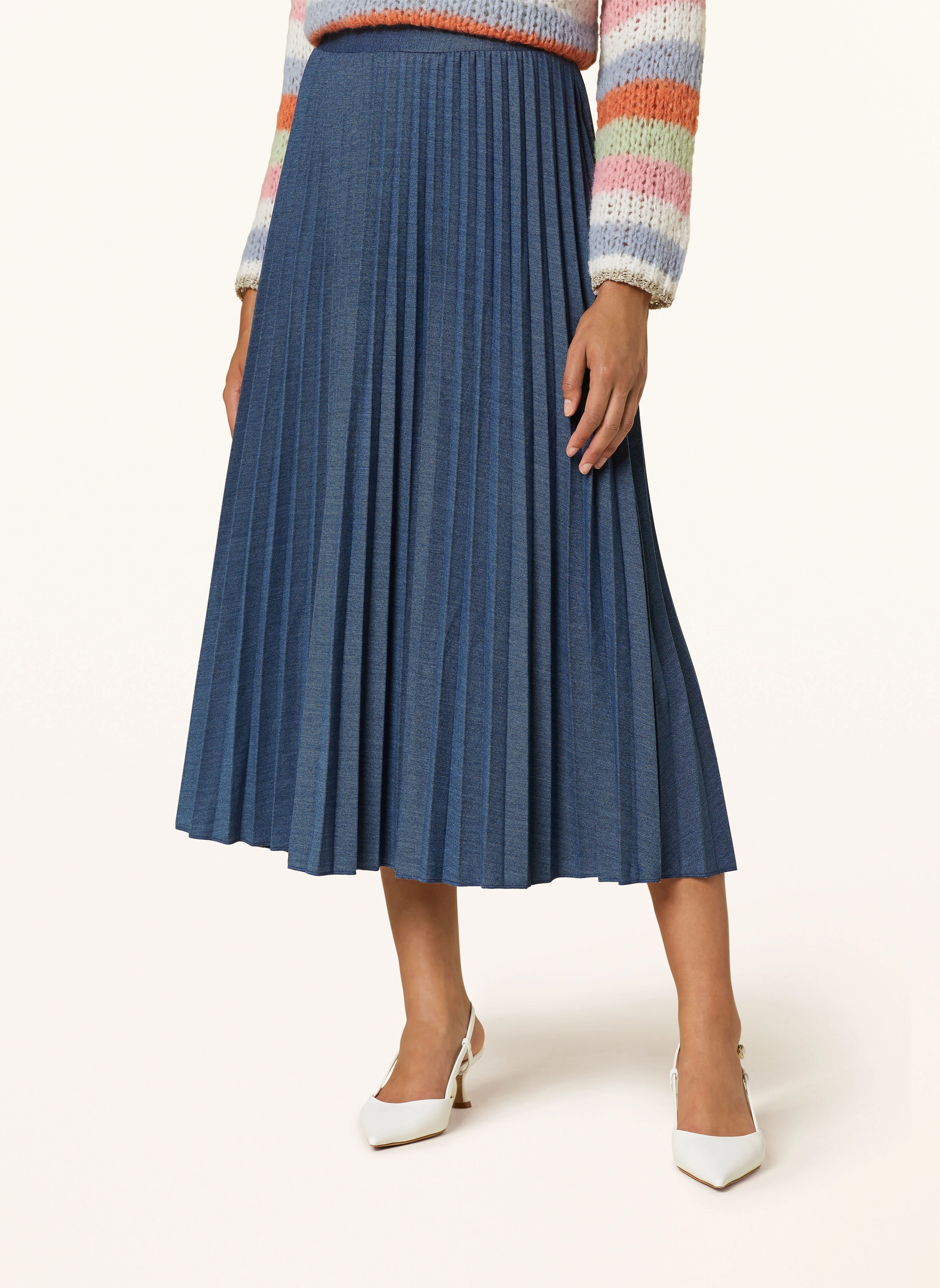 Rich & Royal Faltenrock aus Jersey