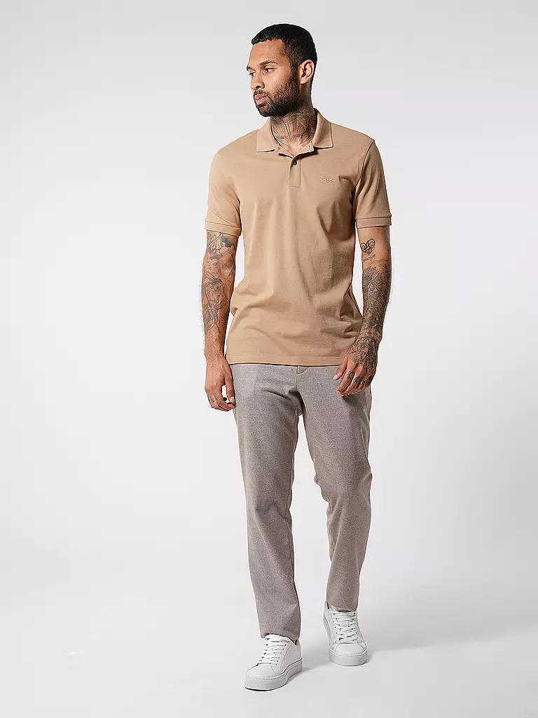 BOSS Poloshirt Regular Fit PALLAS beige
