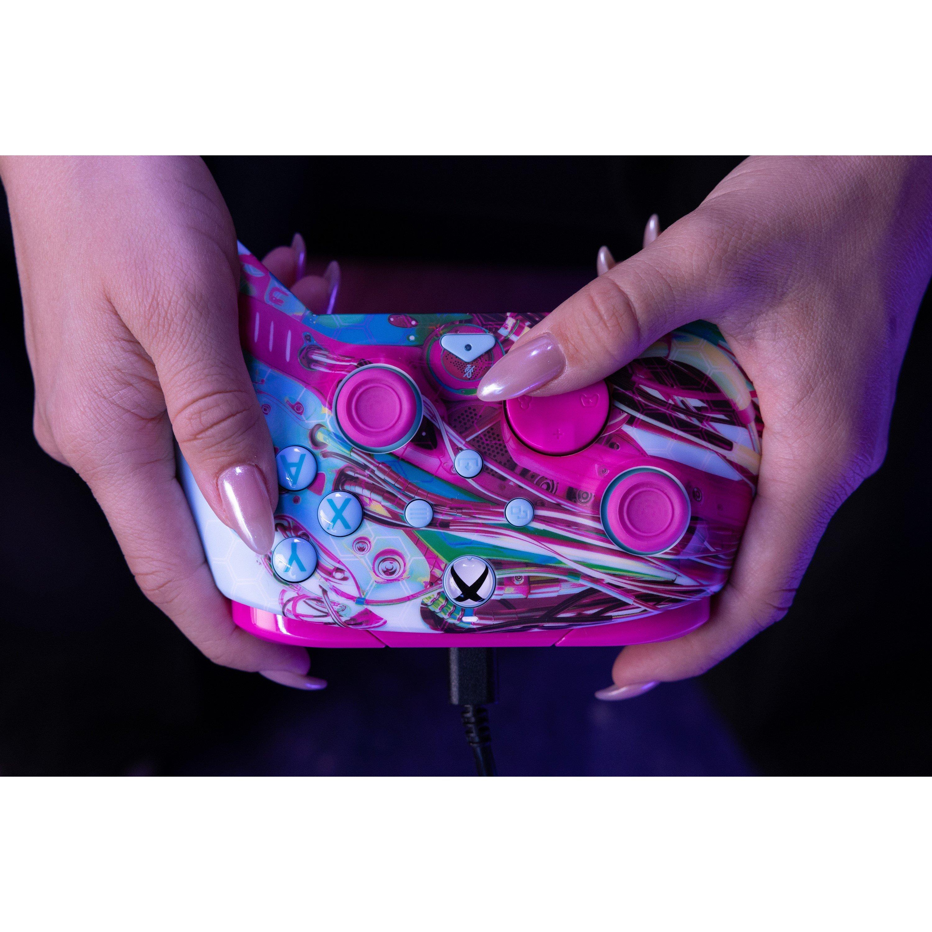 PDP REMATCH GLOW Advanced Xbox Wired Controller: Android Dreams