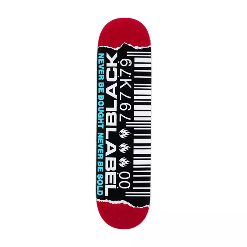Plateau skate BLACK LABEL Barcode Ripped 8.5