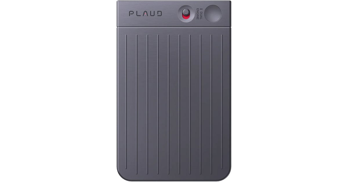 PlaudNote dicteerapparaat  (Zwart, 64 GB, Bluetooth (BLE 5.2), Wi-Fi (2.4GHz))