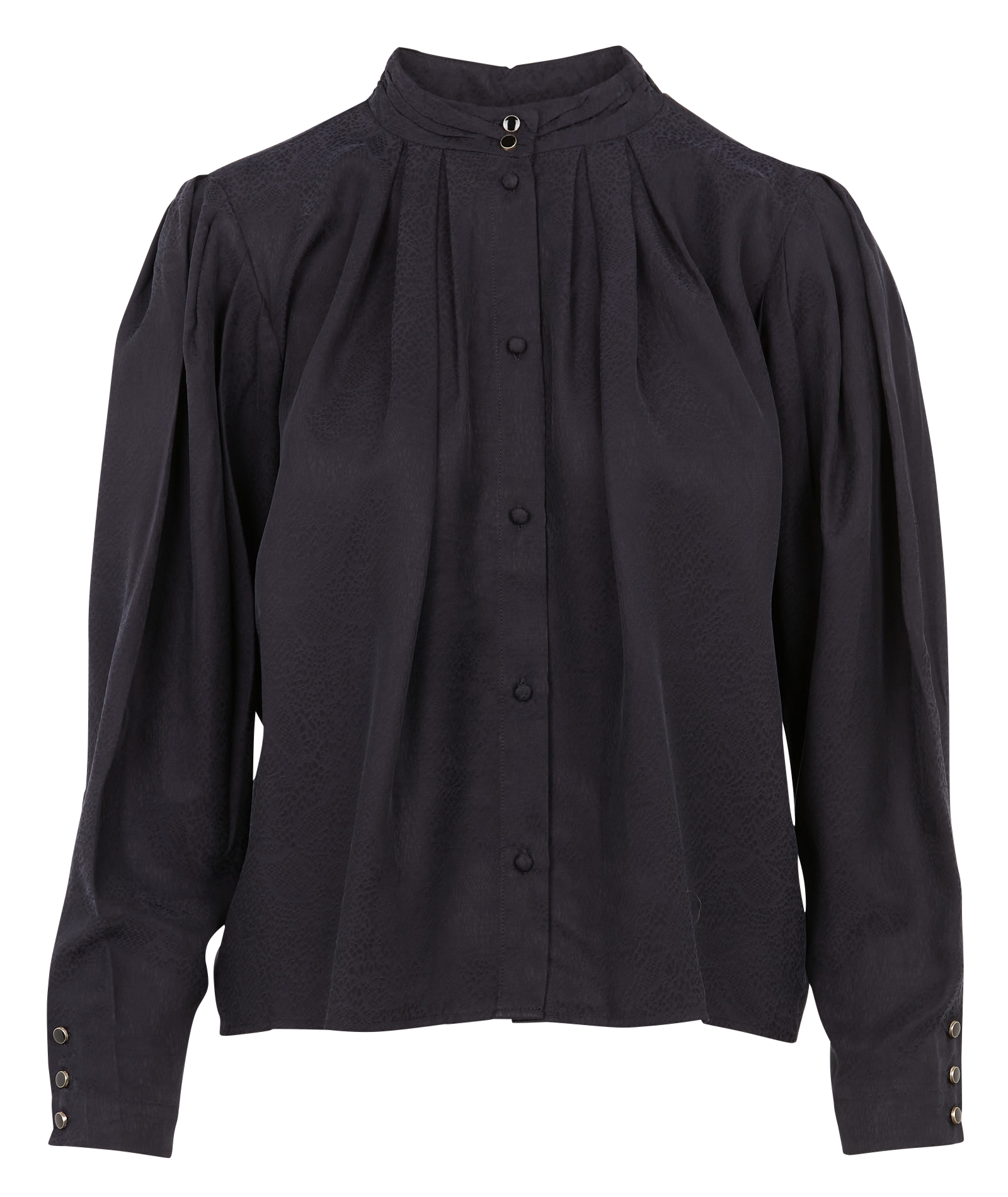 ECLIPSO - Chemise col mao ample | Bleu