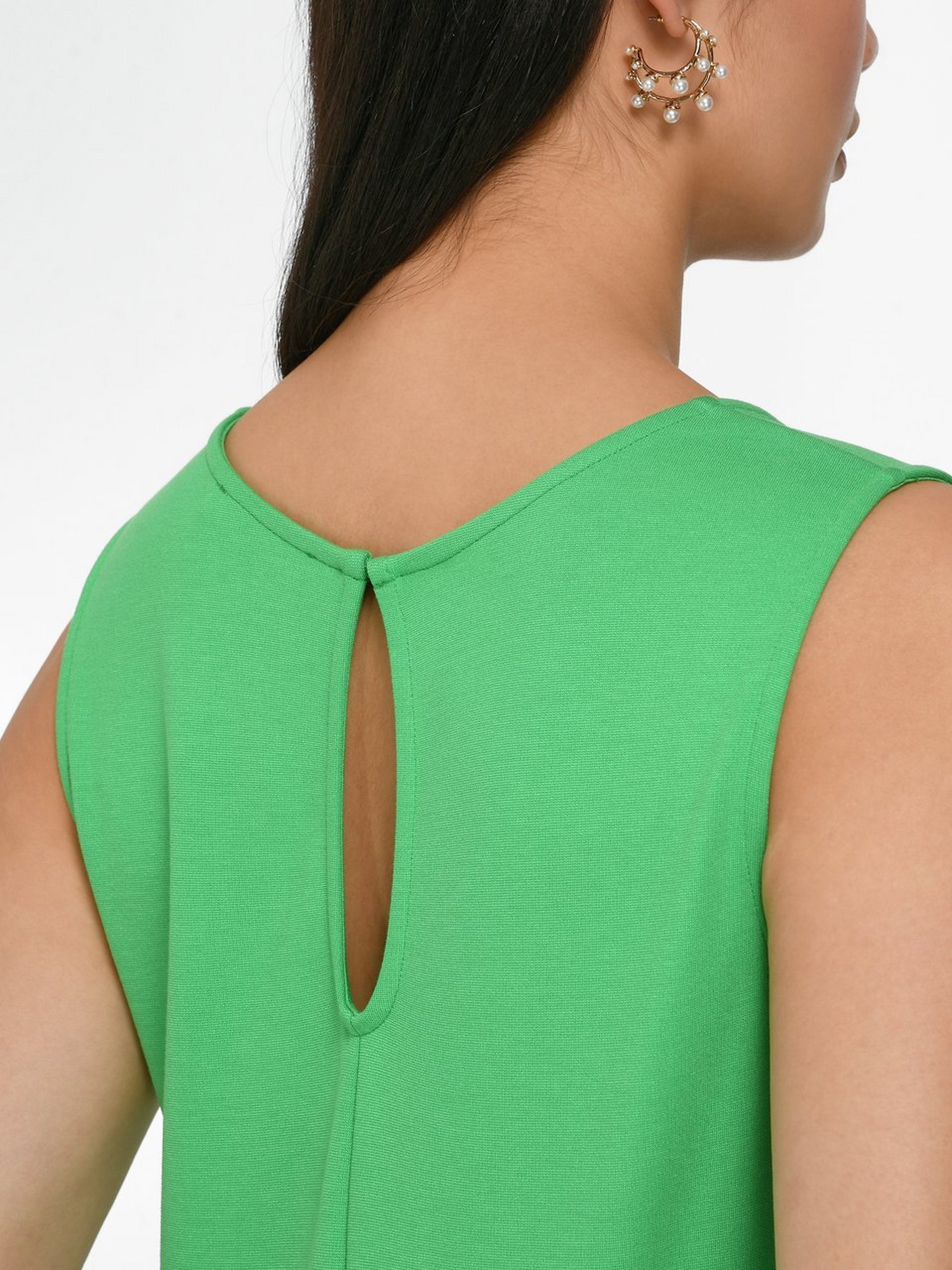 Ärmelloses Jersey-Kleid