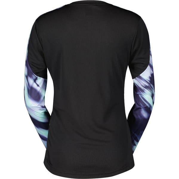 Maillot vélo SCOTT SHIRT W'S TRAIL CONTESSA SIGN LS BLACK