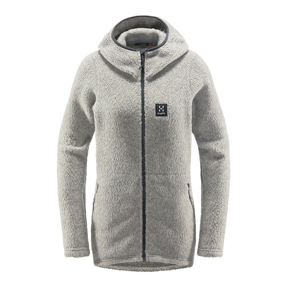 Haglöfs PILE HOOD - Polaire Femme grey melange