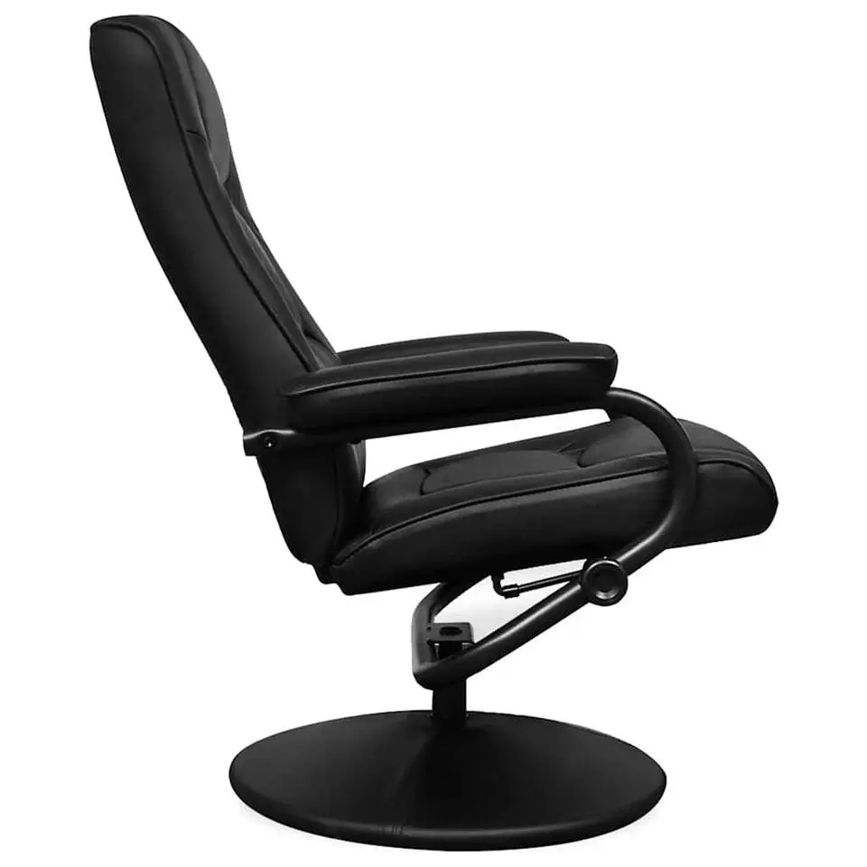 vidaXL - Relaxfauteuil - Zwart - Kunstleer