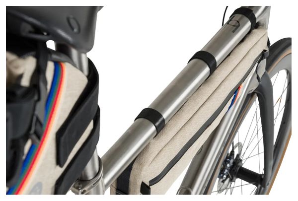 Sacoche de Cadre Agu Tube Frame Bag Venture 4L Vintage Beige