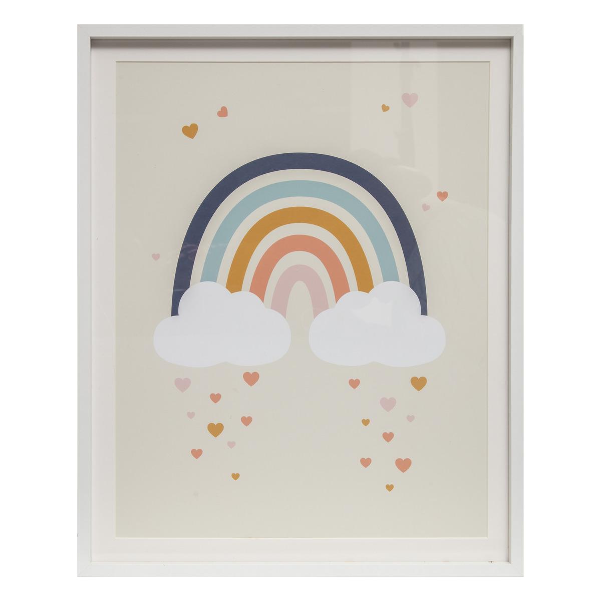 TOILE ARC EN CIEL 40X50CM