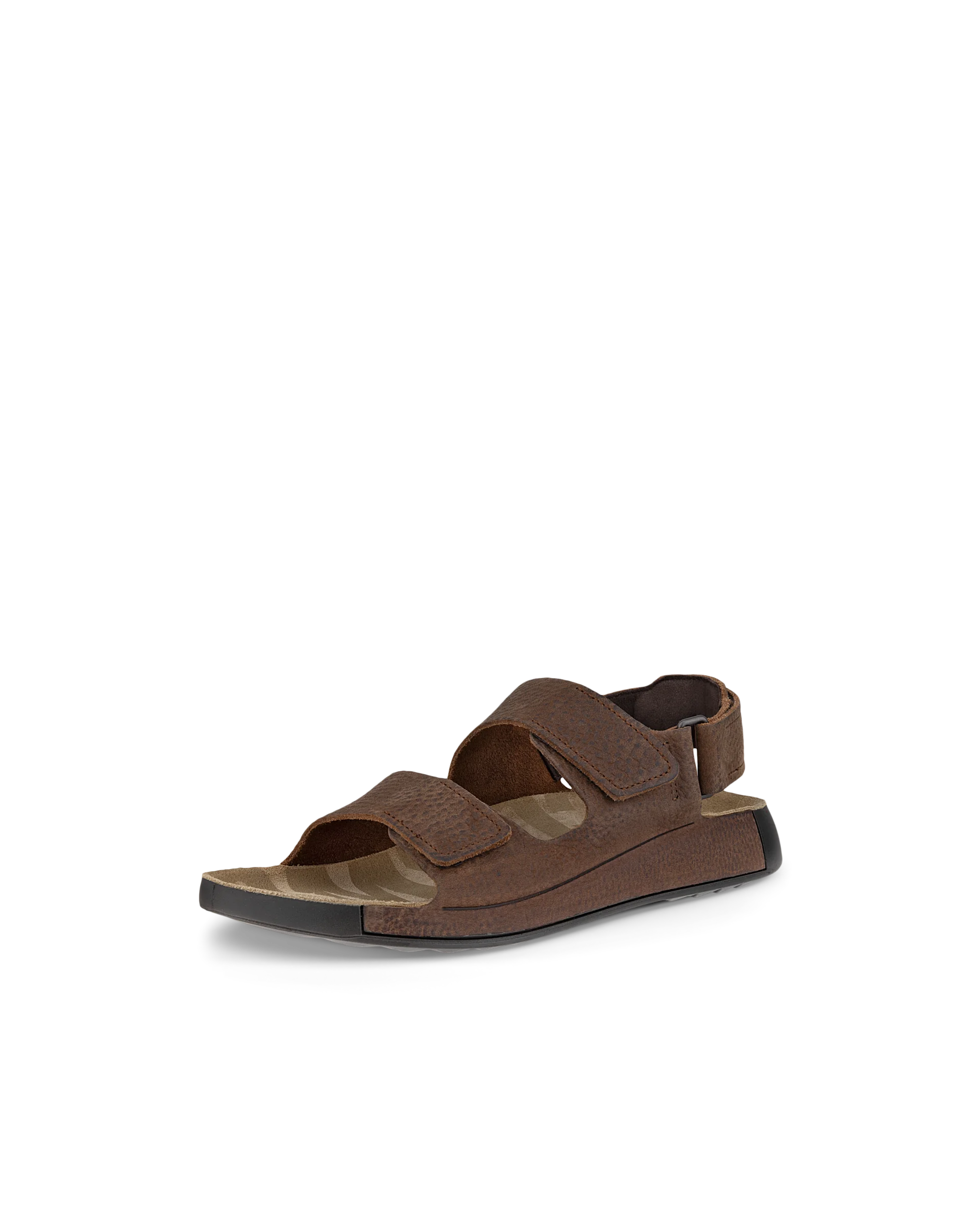 ECCO COZMO M Herren Nubuksandale mit zwei Riemen Braun