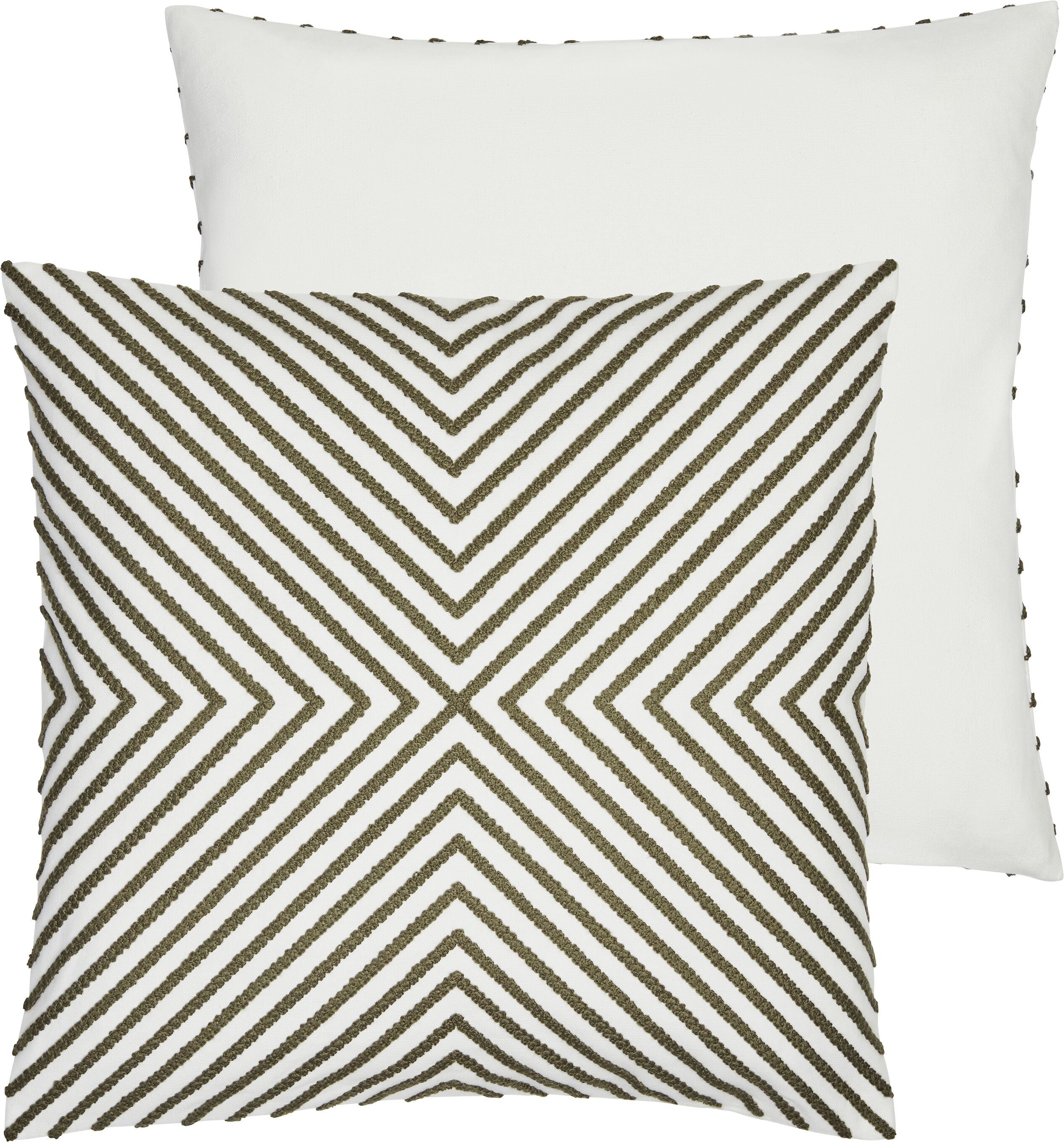MARCIANO Zierkissenhülle - Grün / B: 45.0 cm x H: 45.0 cm