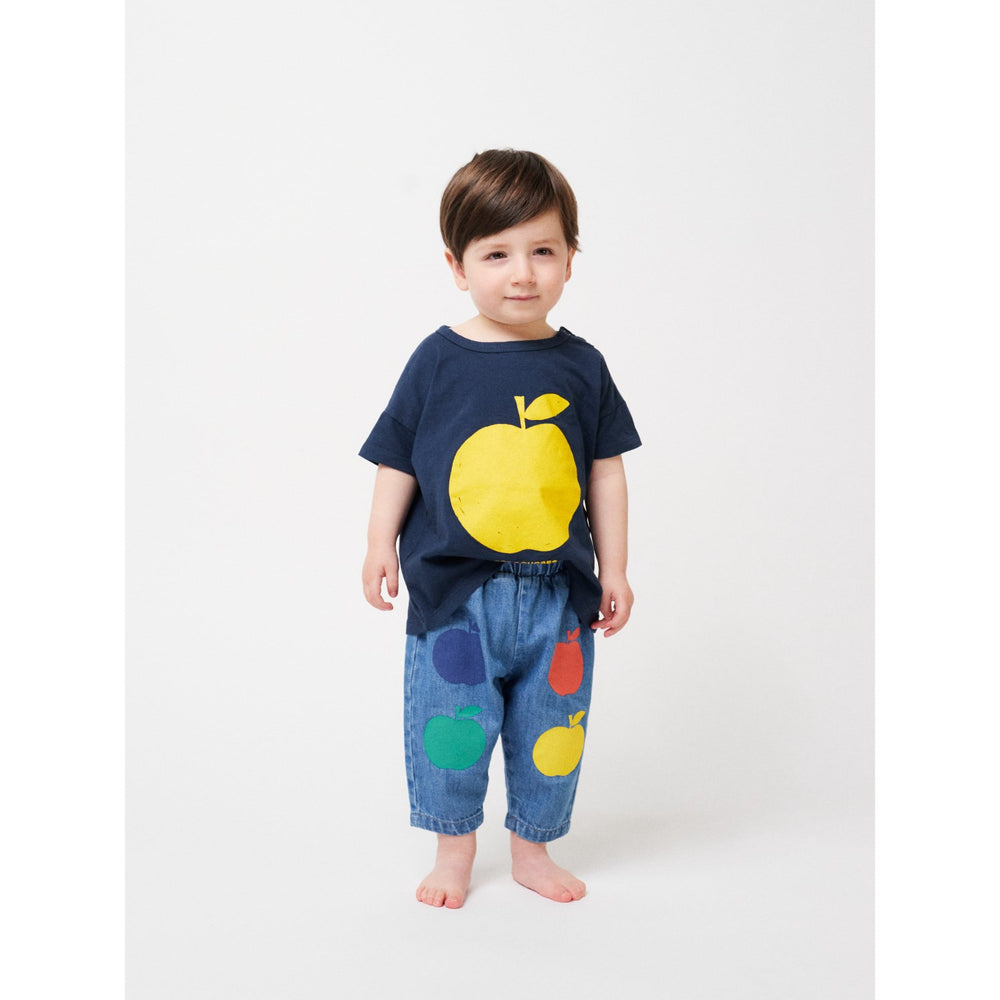 Køb Bobo Choses Light Blue Poma Multicolor Denim Pants