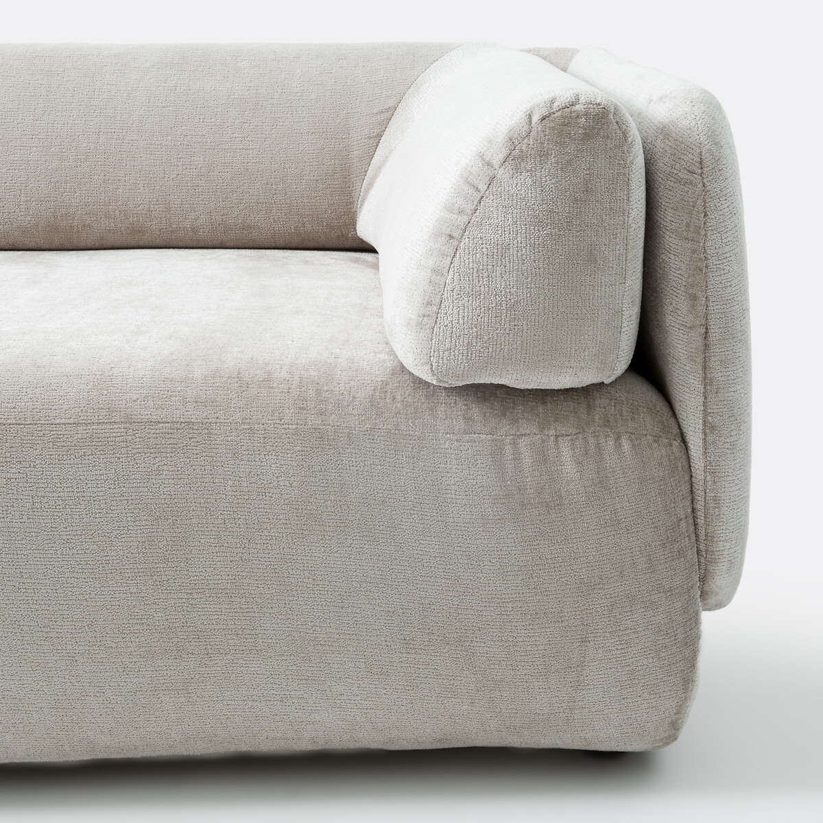 LA REDOUTE INTERIORS<br>Elos de cadeira longa, dik fluweel, Méridiano