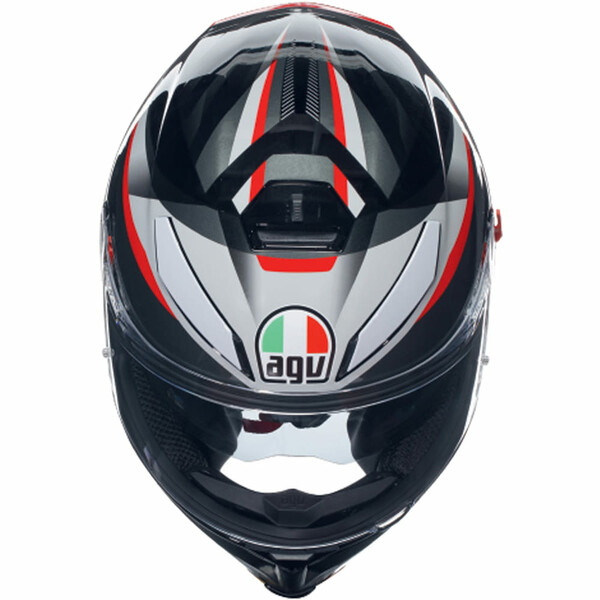 AGV - Casque K5 S Plasma Noir / Gris / Rouge