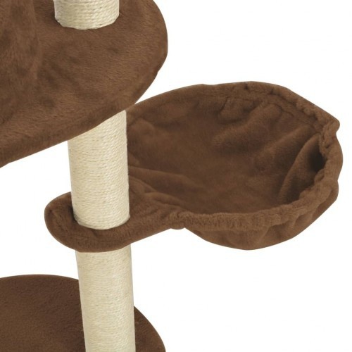 arranhador de sisal marrom para gatos