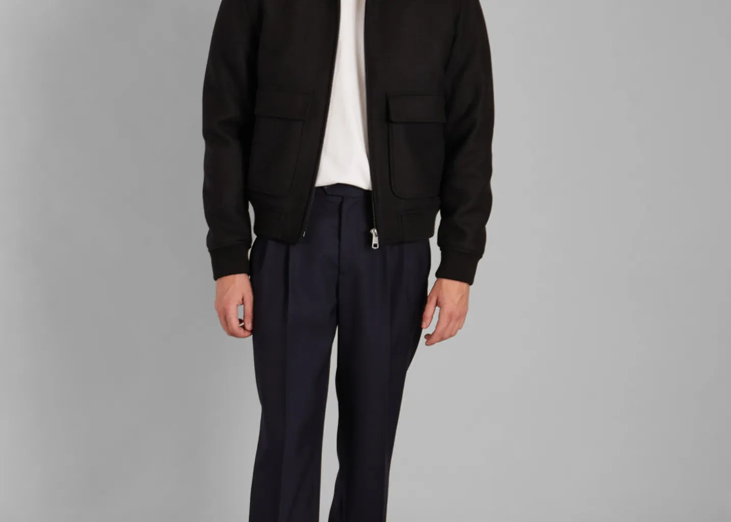 Blouson col effet mouton noir L'Exception Paris