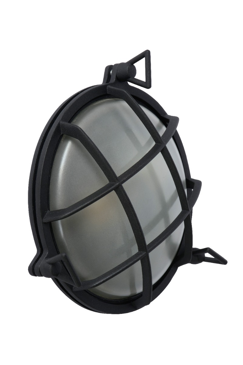 Lucide Dudley wandlamp 40W 23x22cm zwart
