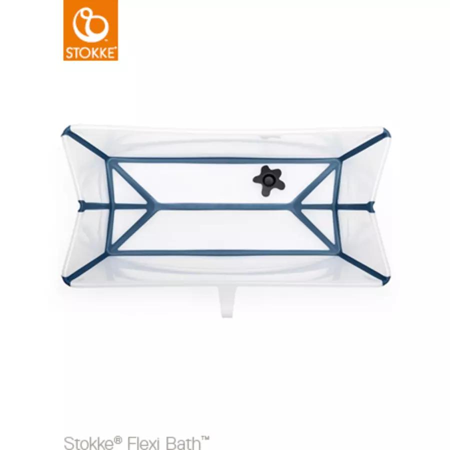 STOKKE® Babywanne Flexi Bath® transparent blau