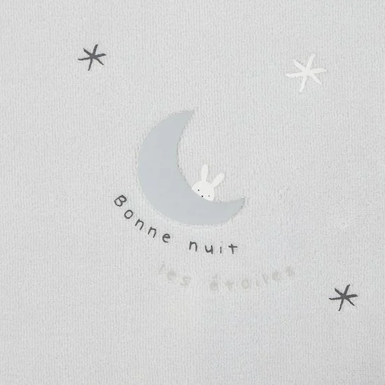 Lot 2 pyjamas velours Lapin Câlin   Blanc        0 mois   de               P'tit bisou
