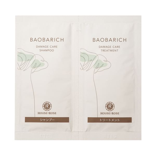 House of Rose - Baobarich Damage Care Haarshampoo & Behandeling Proefset