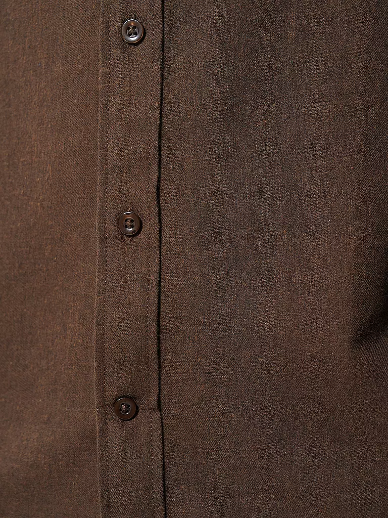 KNOWLEDGE COTTON APPAREL Flanellhemd  braun
