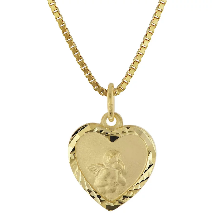 Acalee Kinder-Halskette mit Schutzengel 3338K Gold gold