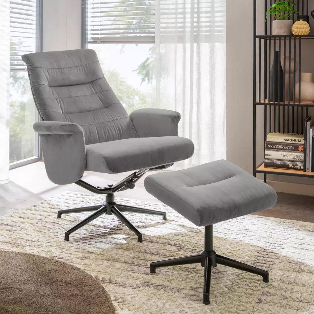 Sessel mit Hocker Krems