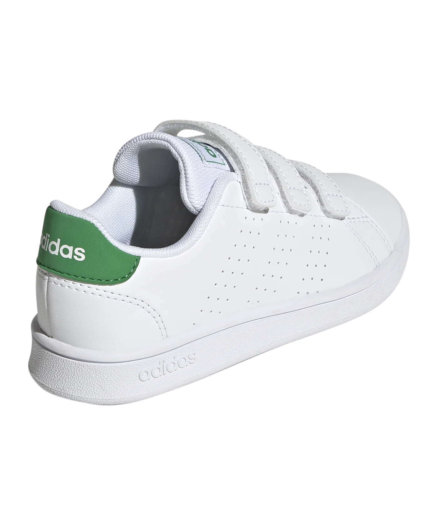 adidas Advantage Court Lifestyle Hook-and-Loop Weiss