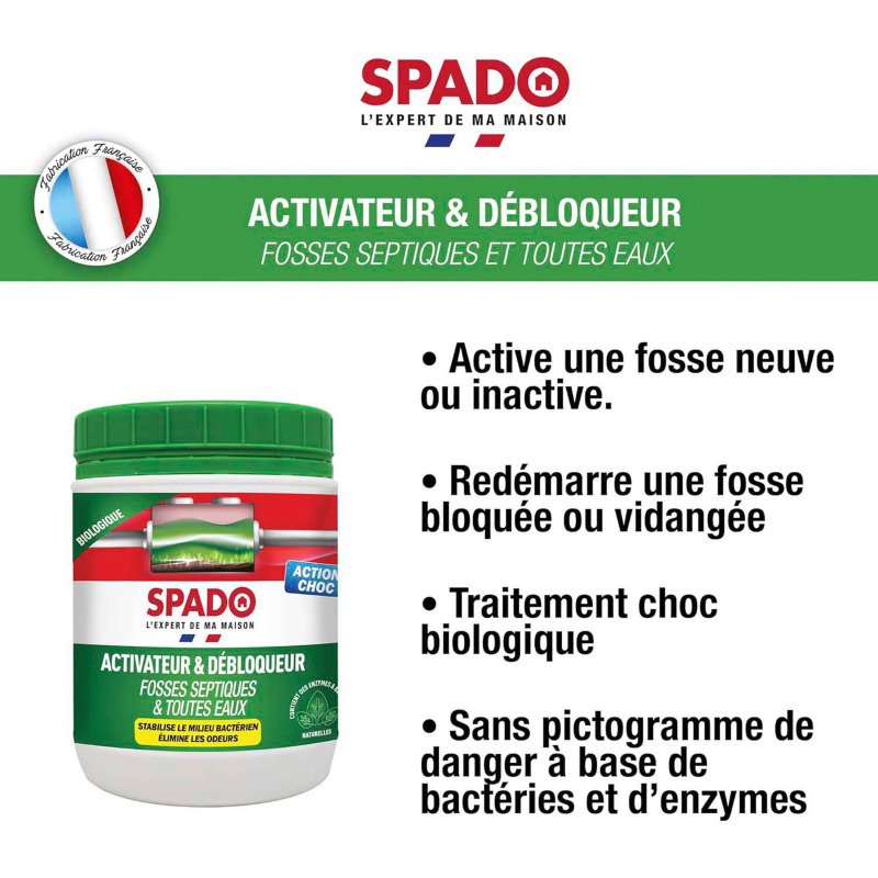Activateur fosses septiques biologique 24 doses