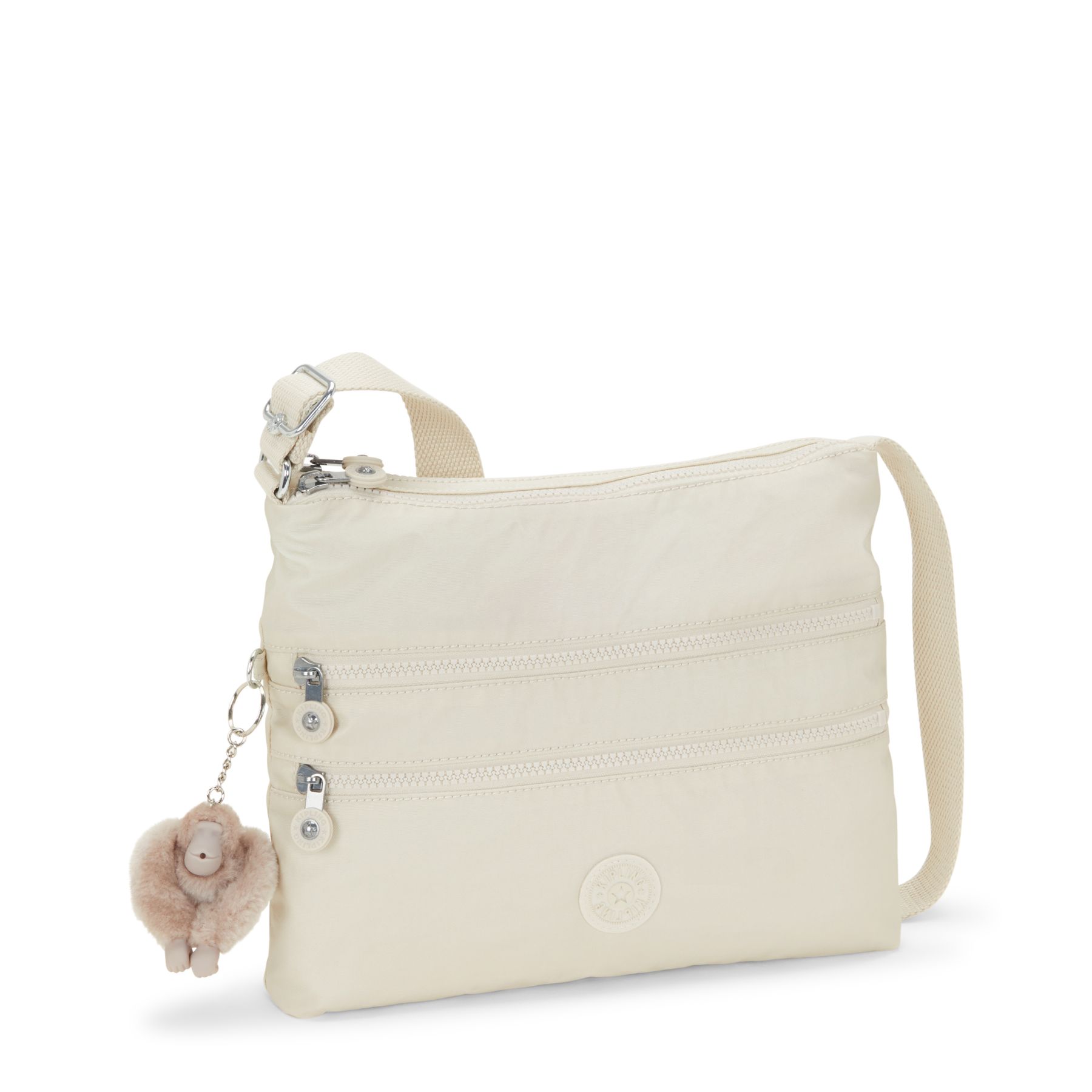ALVAR Sac épaule Moyen Bandoulière - Beige Pearl