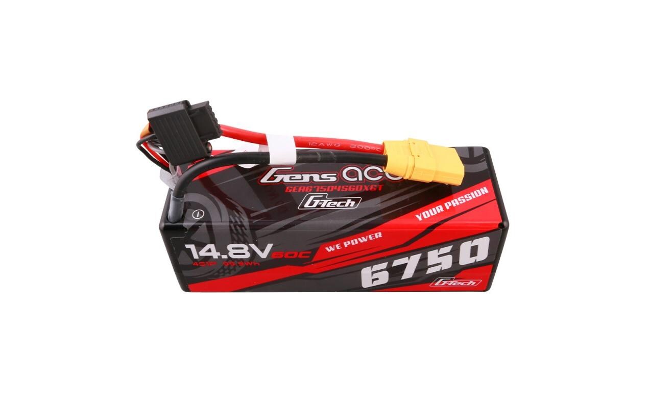 RC-Akku LiPo 6750 mAh 14.8 V 60C G-Tech4S LiPo Akku mit XT90 Stecker