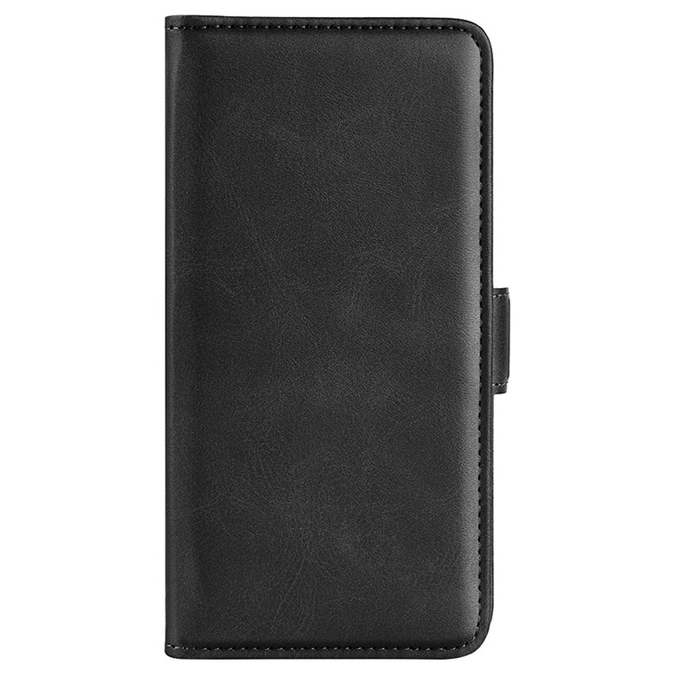 Samsung Galaxy S24 FE Vintage Leder Tasche Flip Cover Fashion Design - Schwarz