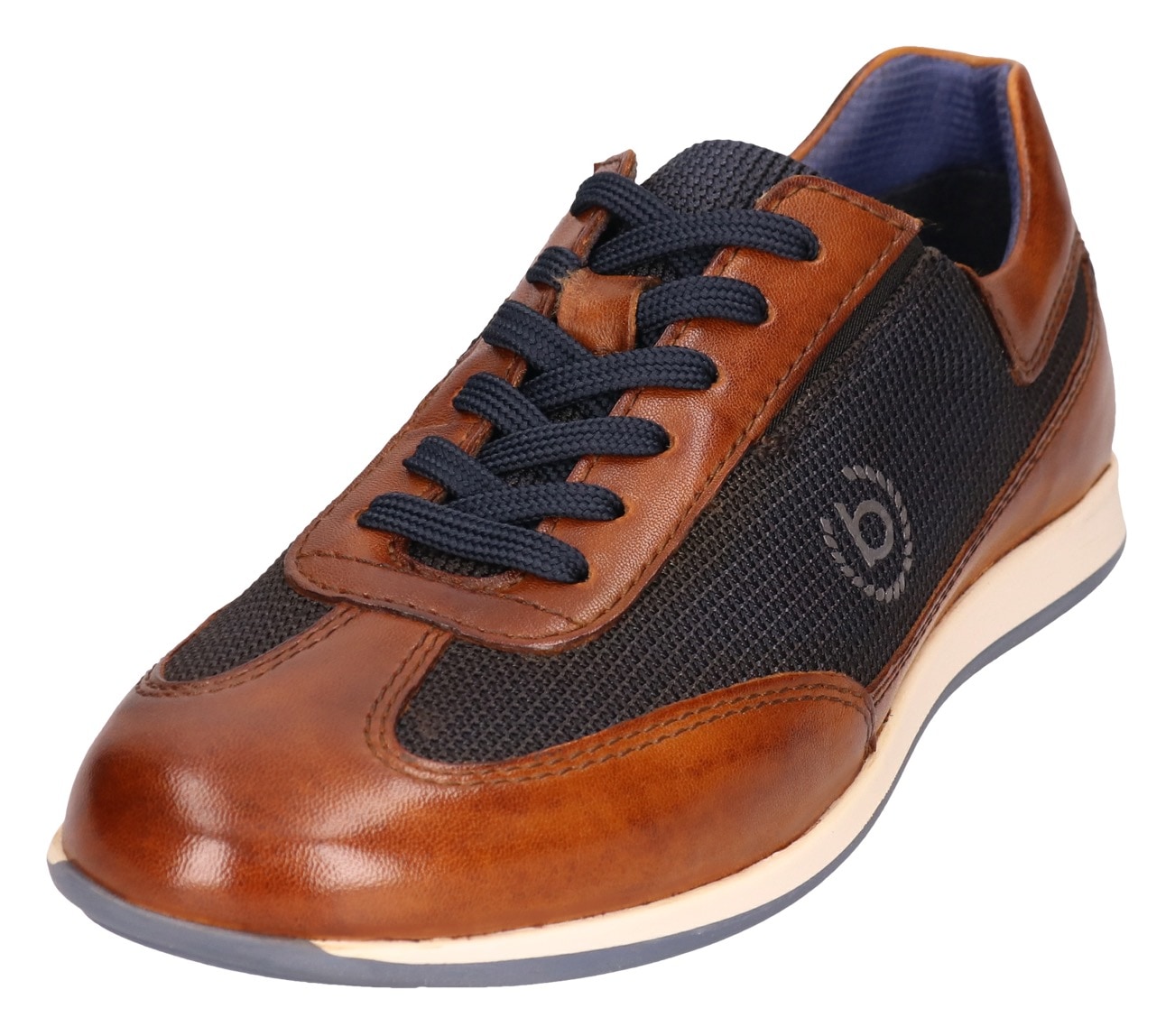 bugatti Sneaker  Schnürschuh, Freizeitschuh in Used Optik im Casual-Chic Design