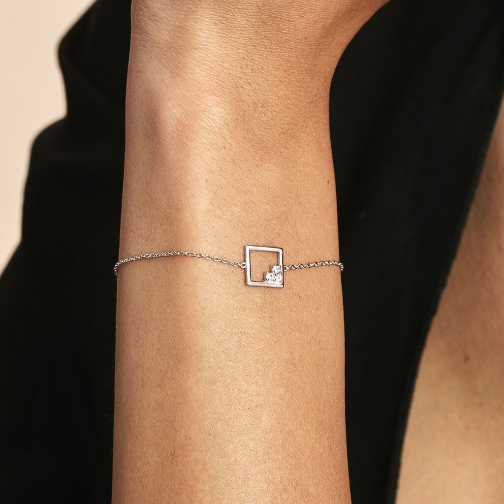 Bracelet Argent Mettild Oxydes De Zirconium