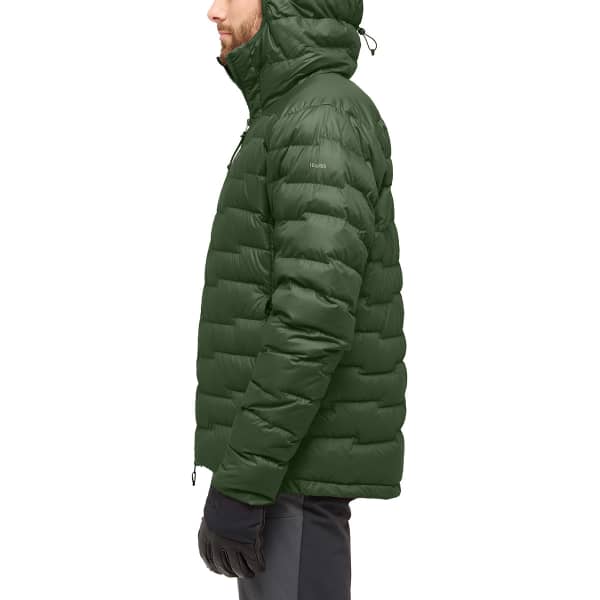 Doudoune ski de randonnée HAGLÖFS ROC FLASH DOWN HOOD M SEAWEED GREEN