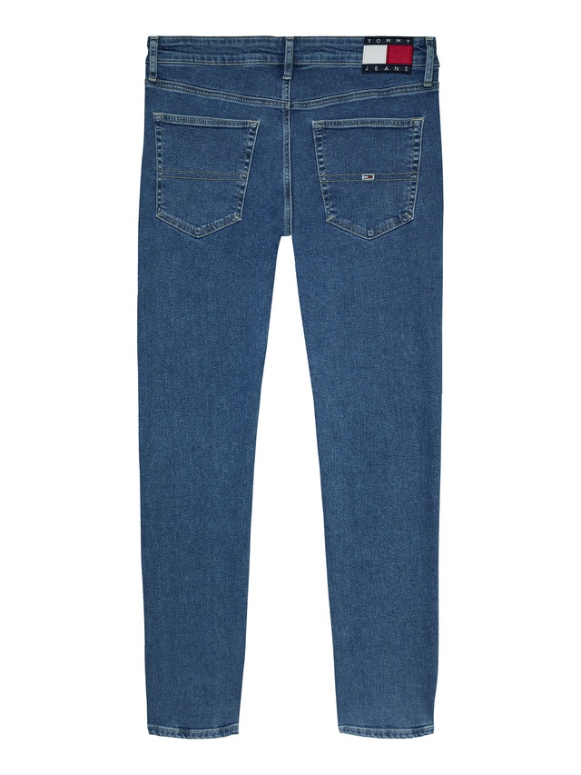 Tommy Jeans Tapered-fit-Jeans »Austim Slim Tapered«, mit Logostickereien
