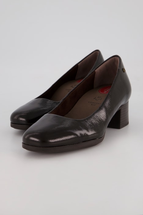 Tamaris Leder-Pumps, Wechselfußbett, Textilfutter