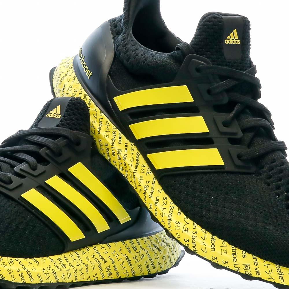 Adidas Chaussures de Running Noire/Jaune Homme Adidas Ultraboost 5.0