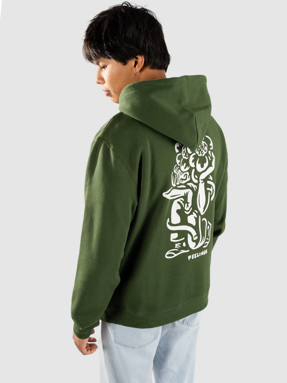And Feelings Weight Hoodie black forest