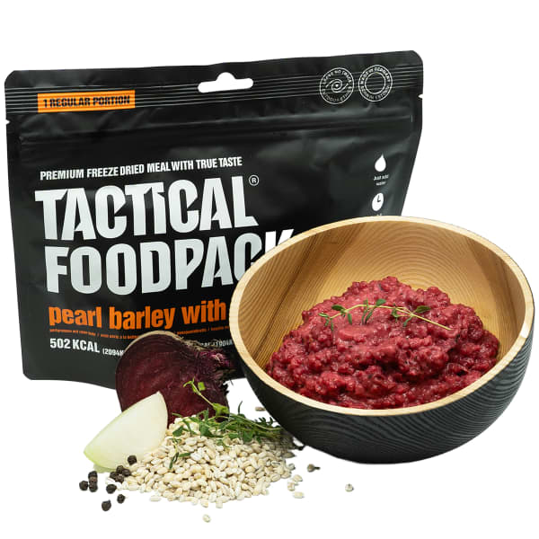 Repas lyophilisé TACTICAL FOODPACK PEARL BARLEY WITH BEETROOT 110G UNI