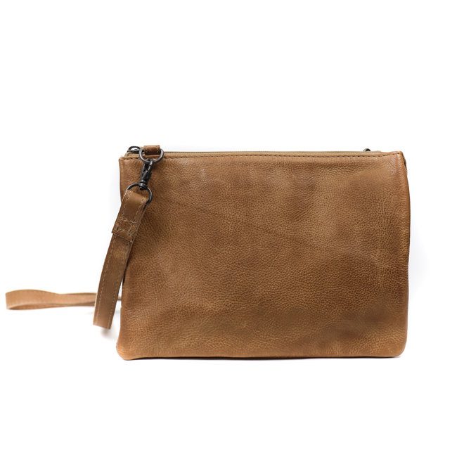 Bear Design Callisto Pelle Portemonnee tasje Uma XL Taupe CP1268