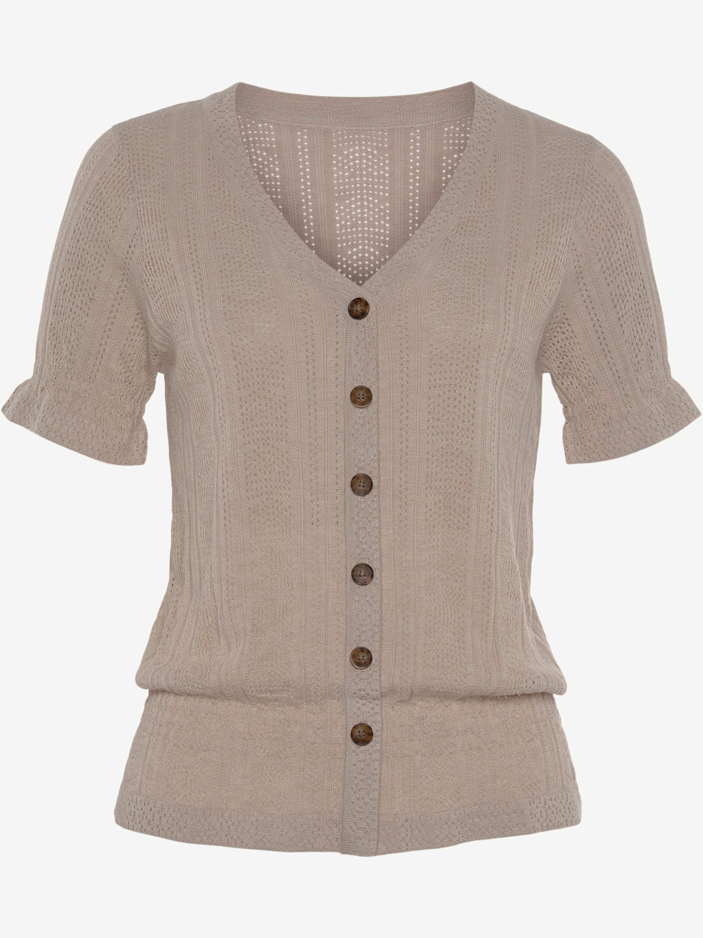 T-shirt de plage t-shirt vivance en tricot ajouré doux