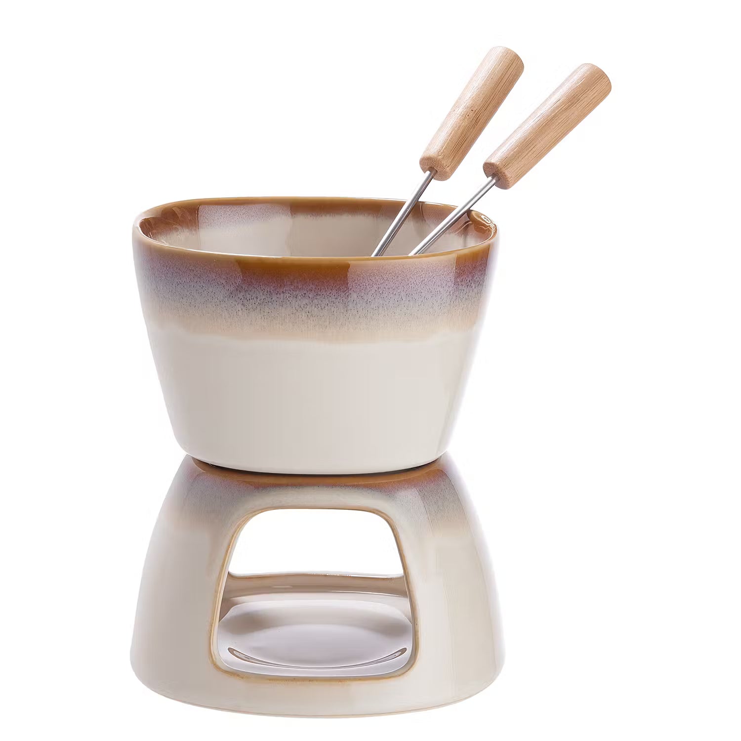 AU CHOCOLAT Mini-Fondue 4er-Set