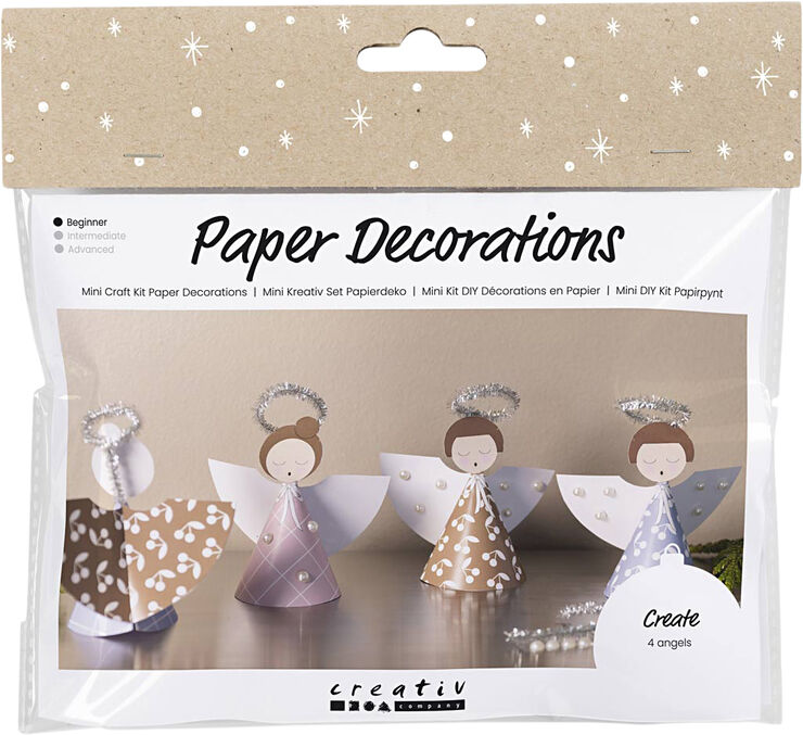 Creativ Company Mini DIY Kit Papirpynt, Engle