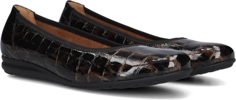 GABOR Ballerina Dames 620.1 Maat: 42 Materiaal: Lak Kleur: Bruin